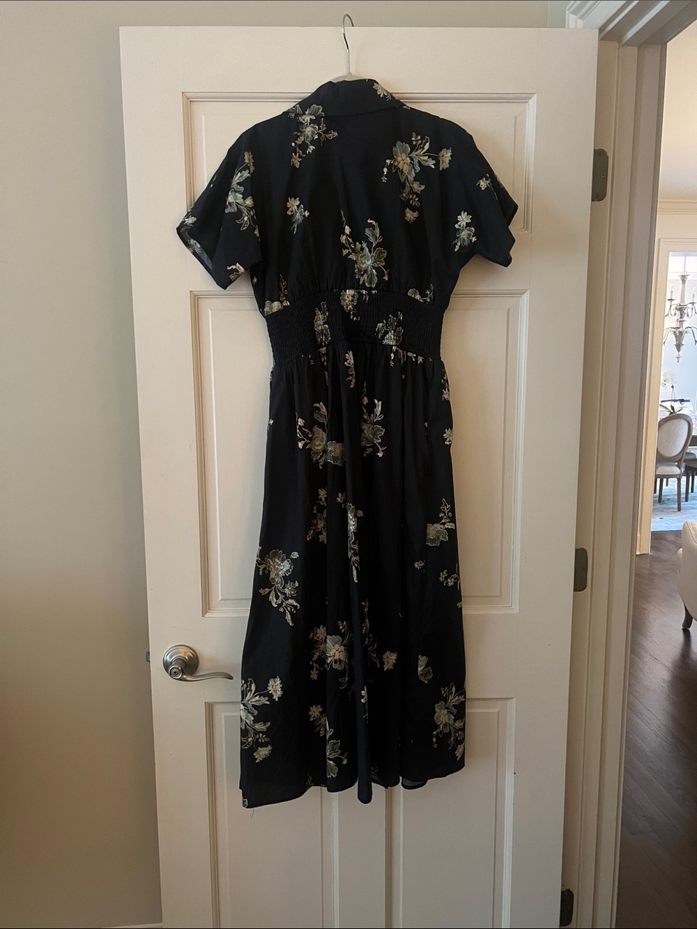 Like New Entro Navy Floral Dress